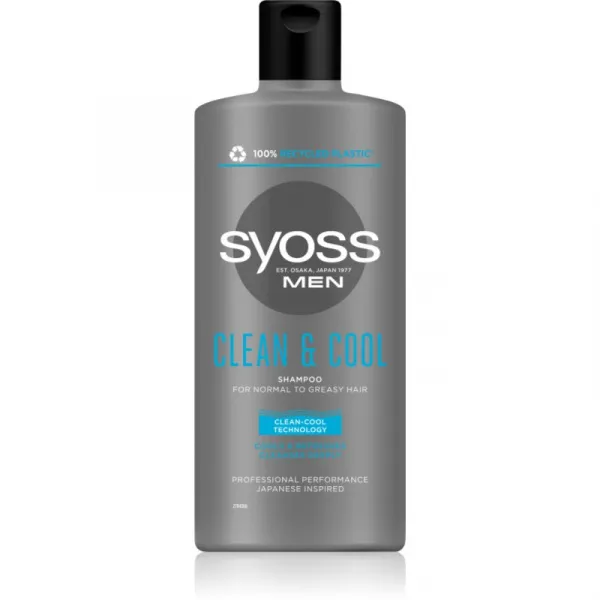 Syoss Men Clean Cool šampón 440 ml