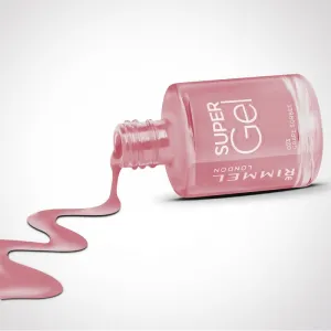 Rimmel Super Gel gélový lak na nechty bez použitia UV/LED lampy odtieň 023 Grape Sorbet 12 ml