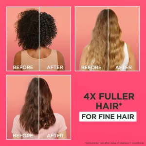 Garnier Fructis Watermelon Hair Food šampón pre jemné vlasy bez objemu 350 ml