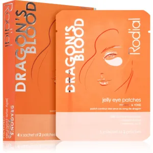 Rodial Dragon's Blood Jelly Eye Patches hydrogélová maska na očné okolie pre hydratáciu a vypnutie pokožky 4x2 ks
