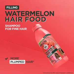 Garnier Fructis Watermelon Hair Food šampón pre jemné vlasy bez objemu 350 ml