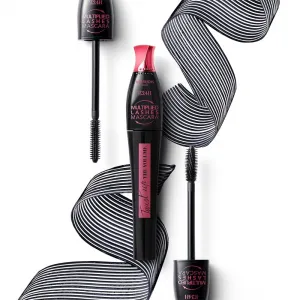 Bourjois Twist Up The Volume riasenka pre objem s kefkou 2 v 1 odtieň 23 Black 8 ml