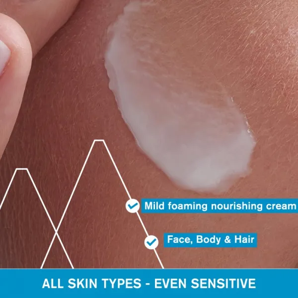 Uriage Hygiène Cleansing Cream vyživujúci čistiaci krém na telo a tvár 200 ml