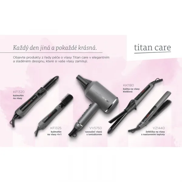 Concept VZ1440 žehlička na vlasy Titan Care