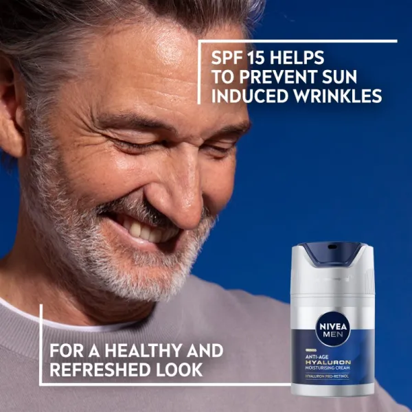 Nivea Men Hyaluron hydratačný krém proti vráskam pre mužov 50 ml