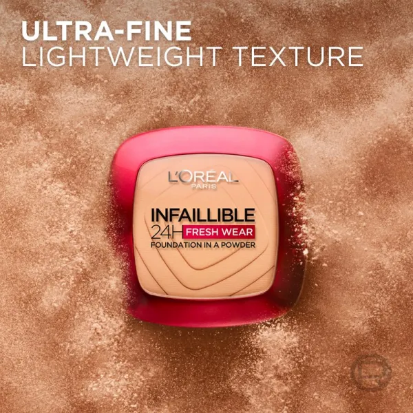 L’Oréal Paris Infaillible Fresh Wear 24h púdrový make-up odtieň 20 Ivory 9 g