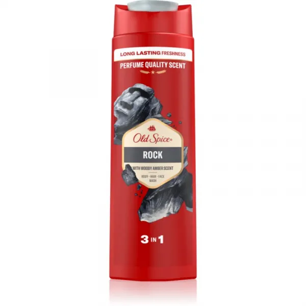 Old Spice Rock 3 v 1 Sprchový Gél a Šampó Pre Mužov 400ml