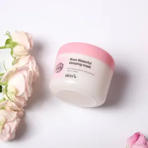 Skin79 Rose Waterfull nočná hydratačná maska s ružovou vodou 100 ml