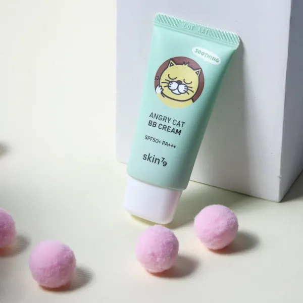 Skin79 Animal For Angry Cat BB krém proti nedokonalostiam pleti SPF 50+ odtieň Petal Beige 30 ml