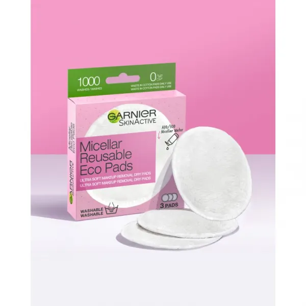 Garnier Skin Active odličovacie tampóny z mikrovlákna 3 ks