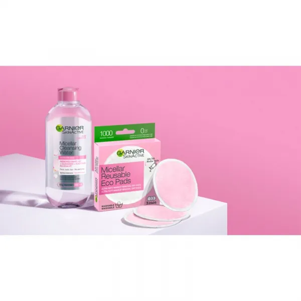 Garnier Skin Active odličovacie tampóny z mikrovlákna 3 ks