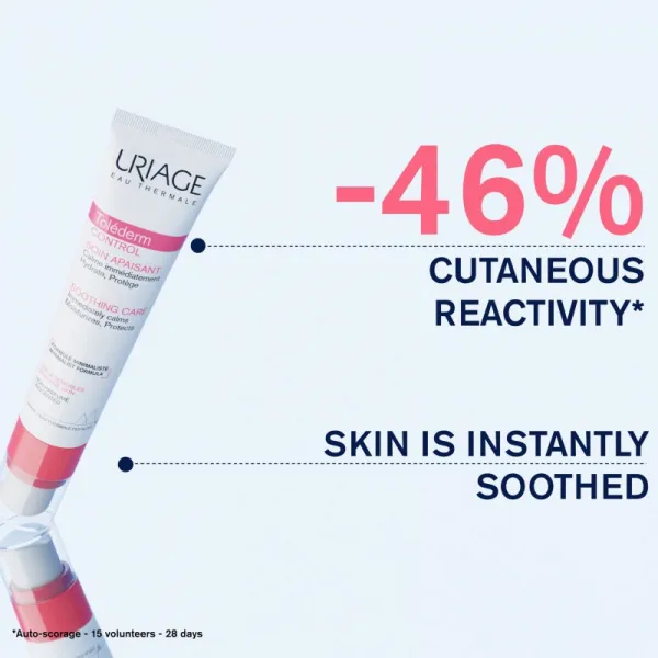 Uriage Toléderm Control Soothing Care upokojujúca starostlivosť pre citlivú a intolerantnú pleť 40 ml