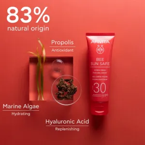 Apivita Bee Sun Safe Hydra Fresh Face Gel-Cream SPF30 hydratačný gél krém SPF 30 50 ml