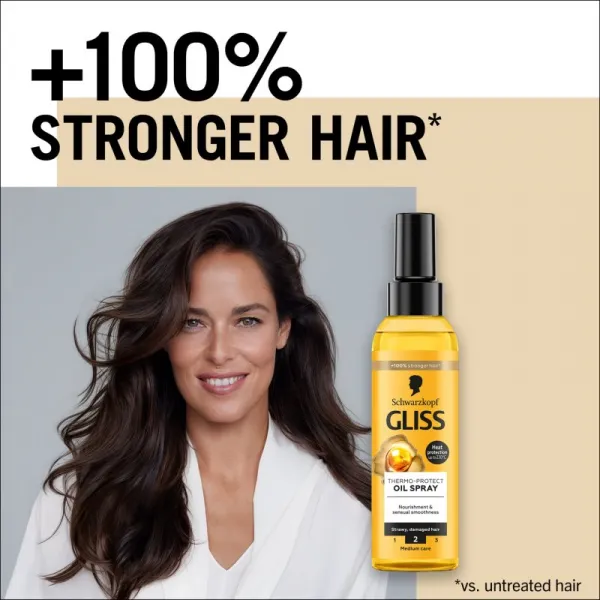 Schwarzkopf Gliss Oil Nutritive ochranný olej pre tepelnú úpravu vlasov 150 ml