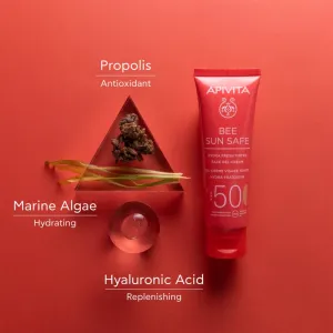 Apivita Bee Sun Safe Hydra Face Tinted Gel-Cream SPF50 tónovaný gélový krém SPF 50 50 ml