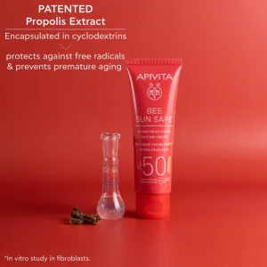 Apivita Bee Sun Safe Hydra Face Tinted Gel-Cream SPF50 tónovaný gélový krém SPF 50 50 ml