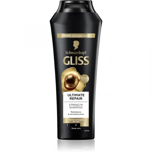 Gliss Ultimate Repair šampón pre silne poškodené, suché vlasy 250 ml