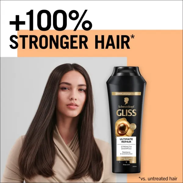 Gliss Kur Schwarzkopf Ultimate Repair Šampón 400 ml