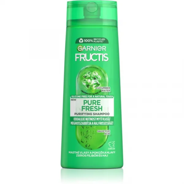 Garnier Fructis Pure Fresh posilňujúci šampón 250 ml
