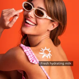 Apivita Bee Sun Safe Hydra Fresh Milk SPF50 opaľovacie mlieko na tvár a telo SPF 50 100 ml