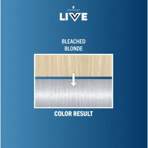 Schwarzkopf LIVE Ultra Brights or Pastel semi-permanentná farba odtieň 98 Steel Silver 1 ks