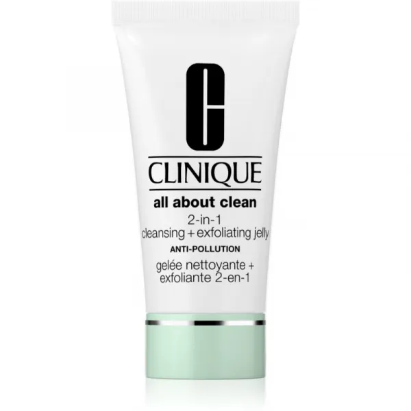Clinique All About Clean™ 2-in-1 Cleansing + Exfoliating Jelly exfoliačný čistiaci gél 150 ml