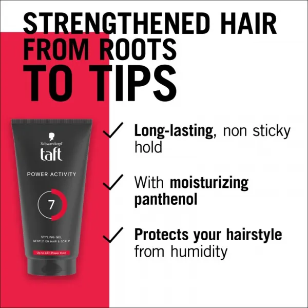 Schwarzkopf Taft Power gél na vlasy so silnou fixáciou 150 ml
