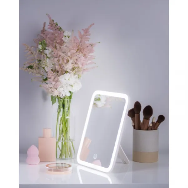 Notino Beauty Electro Collection Make-up mirror with LED lights kozmetické zrkadielko s LED podsvietením 1 ks