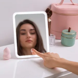 Notino Beauty Electro Collection Make-up mirror with LED lights kozmetické zrkadielko s LED podsvietením 1 ks