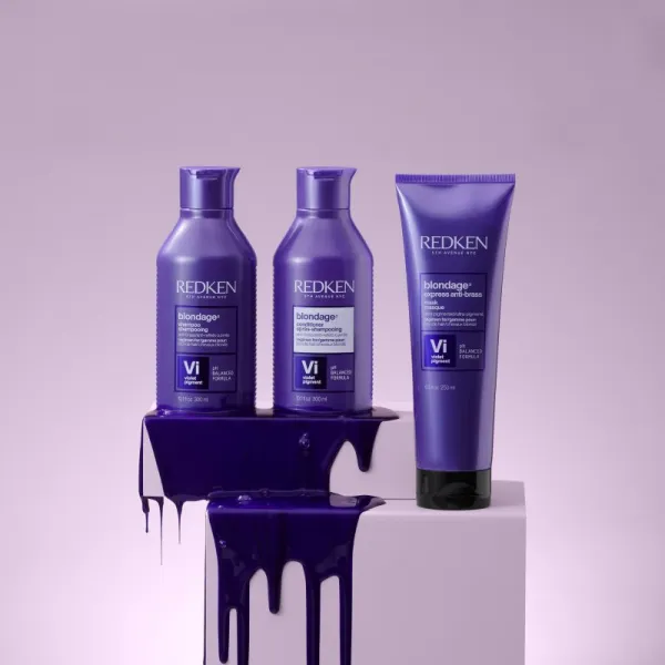 Redken NYC fialový balzam na vlasy - Color Extend Blondage Conditioner