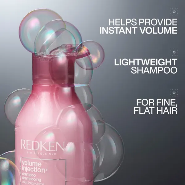 Redken Volume Injection objemový šampón pre jemné vlasy 300 ml