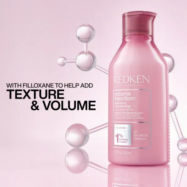 Redken Volume Injection objemový šampón pre jemné vlasy 300 ml