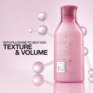 Redken Volume Injection objemový šampón pre jemné vlasy 300 ml