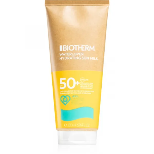 Biotherm Waterlover Hydrating Sun Milk SPF50+ mlieko na opaľovanie SPF 50+ 200 ml