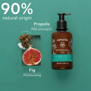 Apivita Refreshing Fig Moisturizing Body Milk hydratačné telové mlieko 200 ml
