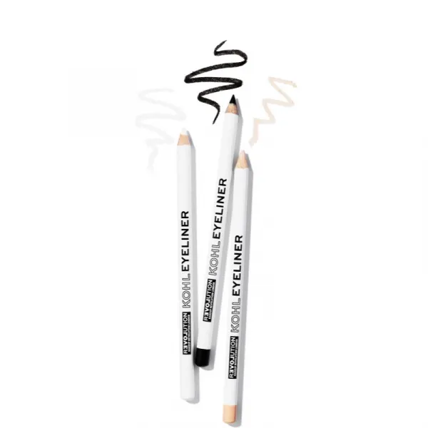 Revolution Relove Kohl Eyeliner ceruzka na oči odtieň Black 1,2 g