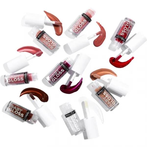 Revolution Relove Baby Gloss vysoko pigmentovaný lesk na pery odtieň Babe 2,2 ml