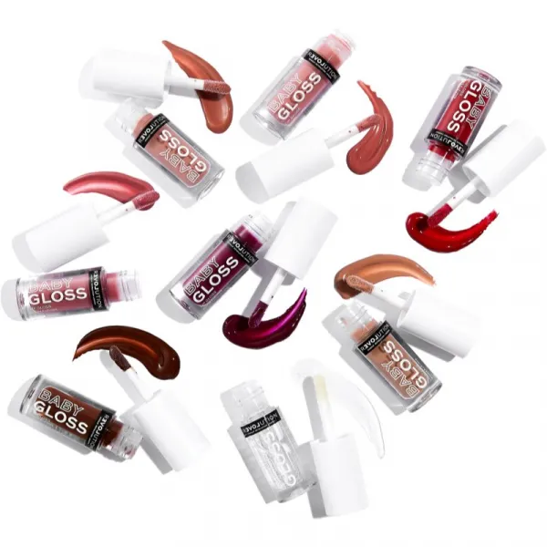 Revolution Relove Baby Gloss vysoko pigmentovaný lesk na pery odtieň Glam 2,2 ml