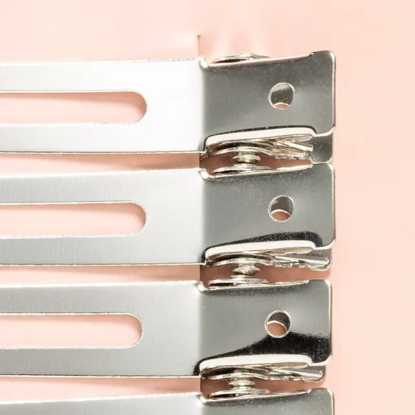 BrushArt Hair Clip sponky do vlasov silver pins 5 ks