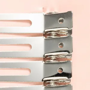 BrushArt Hair Clip sponky do vlasov silver pins 5 ks