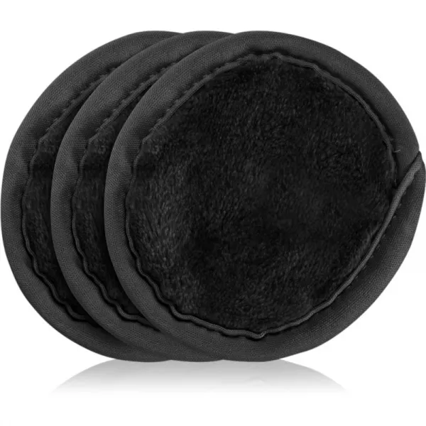 Notino Spa Collection Make-up removal pads odličovacie tampóny z mikrovlákna odtieň Black 3 ks