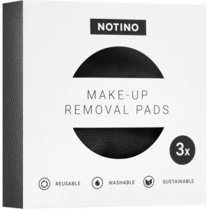 Notino Spa Collection Make-up removal pads odličovacie tampóny z mikrovlákna odtieň Black 3 ks