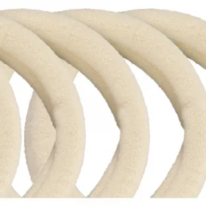 BrushArt Hair Band gumičky do vlasov Beige 6 ks