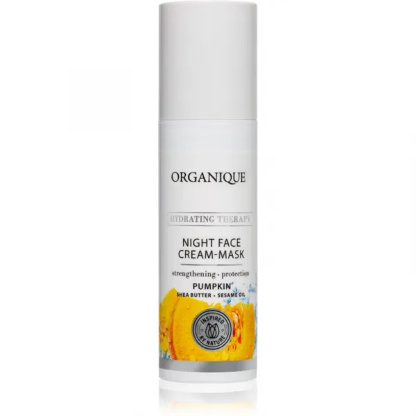 Organique Hydrating Therapy Pumpkin nočná hydratačná maska na tvár 50 ml