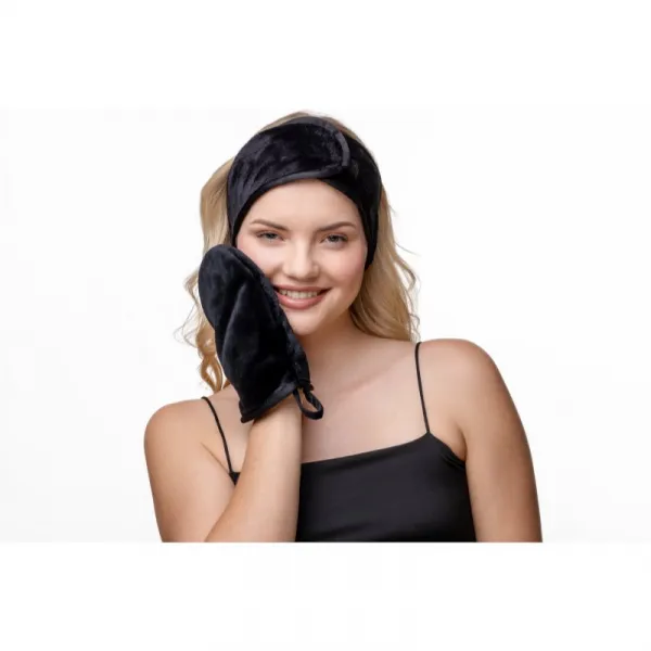 Notino Spa Collection Make-up removal set sada na odličovanie z mikrovlákna Black