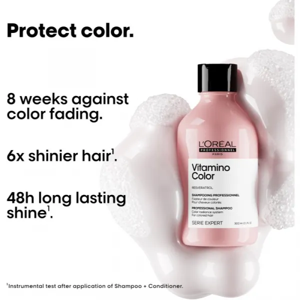 L’Oréal Professionnel Serie Expert Vitamino Color rozjasňujúci šampón pre farbené vlasy 300 ml