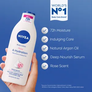 Nivea Rose Touch hydratačné telové mlieko 400 ml
