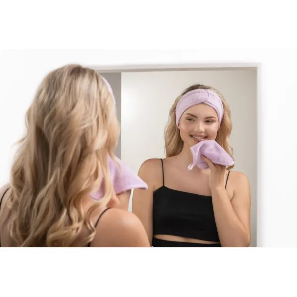 Notino Spa Collection Make-up removal set sada na odličovanie z mikrovlákna Lilac