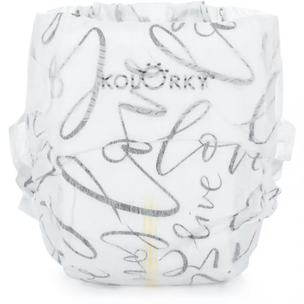 Kolorky Deluxe Velvet Love Live Laugh jednorazové EKO plienky veľkosť M 5-8 Kg 21 ks
