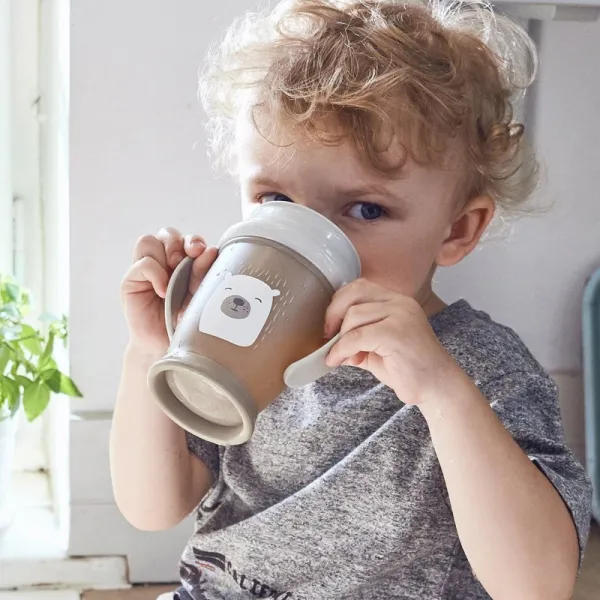 LOVI Buddy Bear Junior 360° hrnček s držadlami 9+ m 250 ml